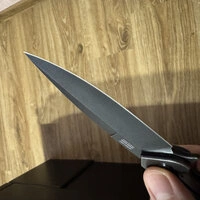 Нiж Adimanti by Ganzo (Skimen design) складаний титановий, чорний — Photo 17