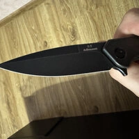 Нiж Adimanti by Ganzo (Skimen design) складаний титановий, чорний — Photo 18