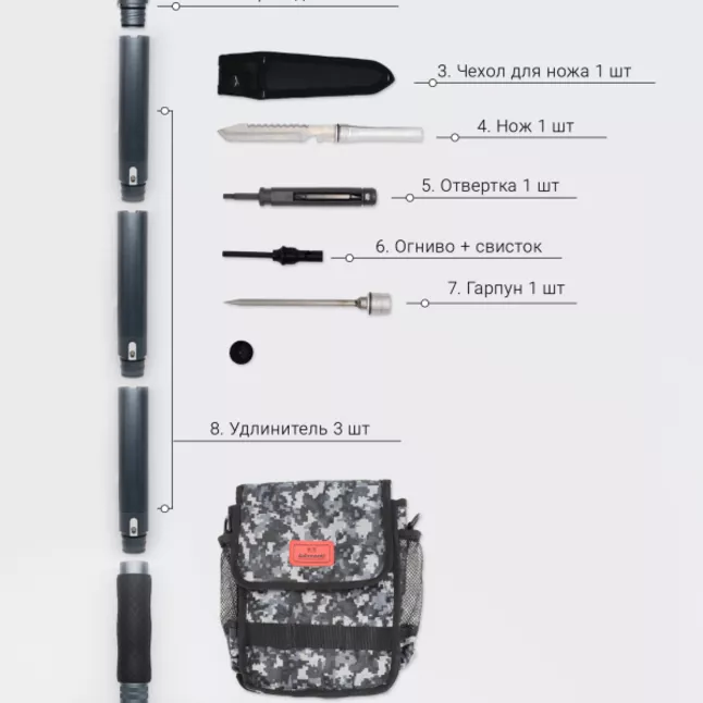 Багатофункціональна лопата Adimanti AD110A — Photo 5