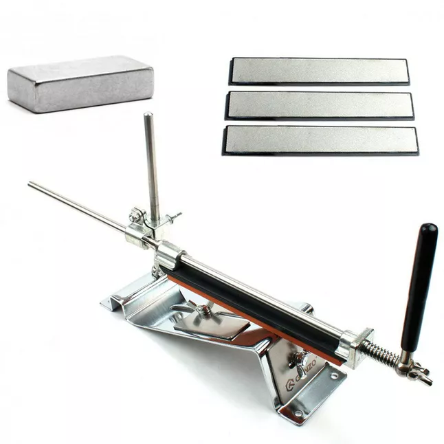 Точильний набір Ganzo Touch Pro Steel Diamond Kit (3 алмазних камені + прямокутний магніт)