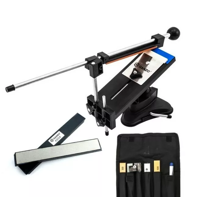 Точильний набір Ganzo Touch Pro Ultra Diamond Kit (3 алмазних камені + прямокутний магніт) — Photo 1