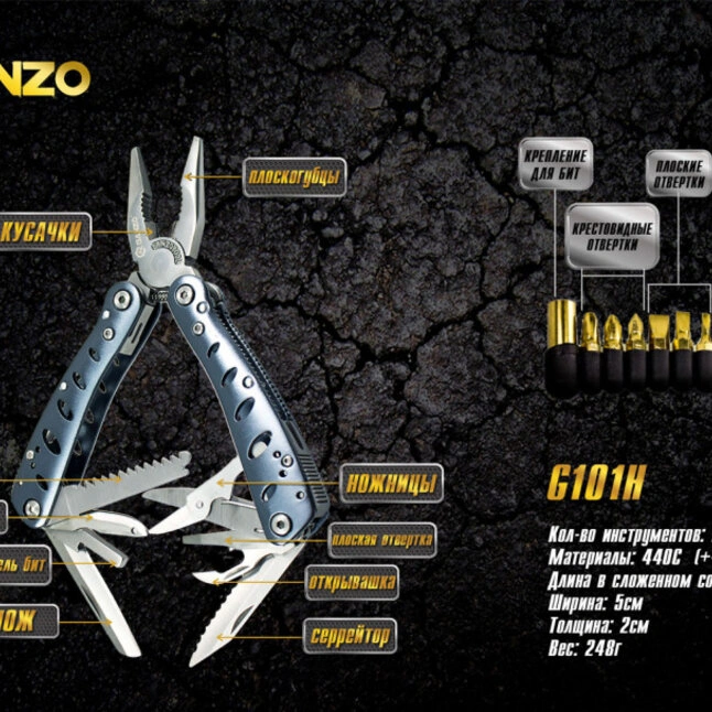 Мультитул Ganzo G101H — Photo 6
