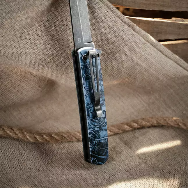 Ніж складаний Ganzo G626-GS сiрий самурай — Photo 9
