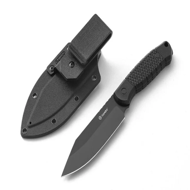 Фіксований ніж Ganzo G808B-BK з чохлом — Photo 1