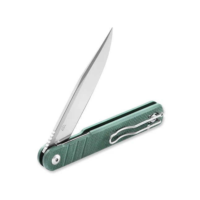 Нож складной туристический Ganzo G772-GB (8.9 см) 8CR14 / G10 зеленый — Photo 2