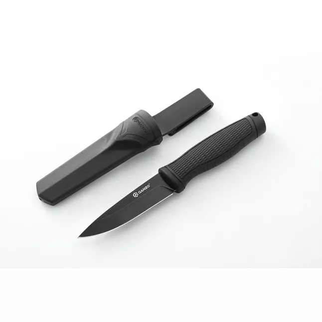 Нож Ganzo G806BW-BK черный с чехлом