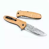 Нож Ganzo G620, клинок с травлением, желтый — Photo 4