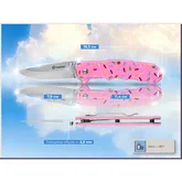 Нож складной карманный Ganzo Candy G616 (7.9 см) 440C/ABS розовый — Photo 14
