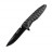 Нож Ganzo G620, черный клинок, черный