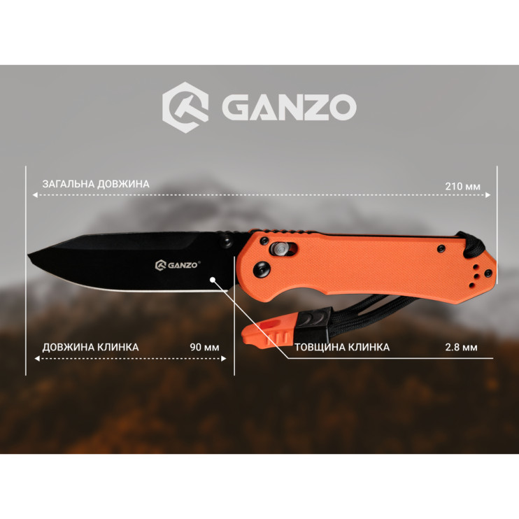 Ніж складний Ganzo G7453-OR-WS 