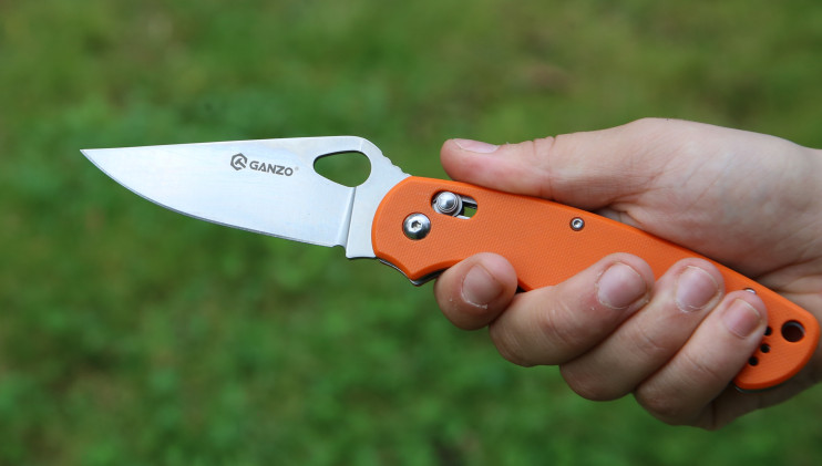 Нож складной Ganzo G729-OR оранжевый  