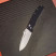 Нож складной Ganzo D704-BK черный (D2 сталь)  