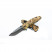 Нож Ganzo G622-CA3-4S, коричневый  
