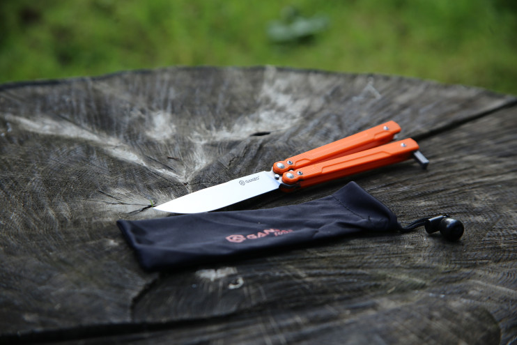 Нож складной Ganzo G766-OR, оранжевый  