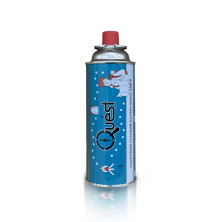 Газовый баллон цанговый бутановый Quest, 220гр (ganzo)