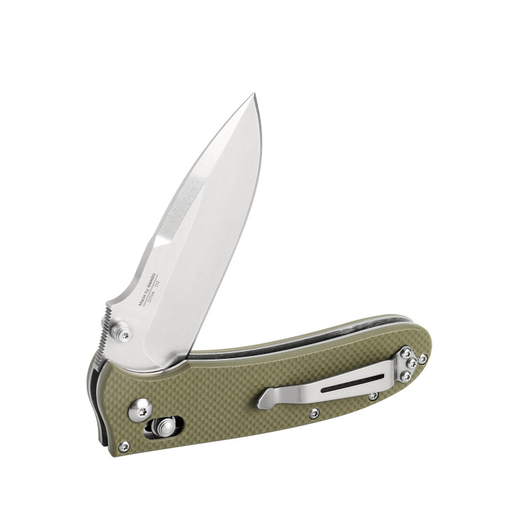 Нож складной Ganzo D704-GR, зеленый (D2 сталь)  