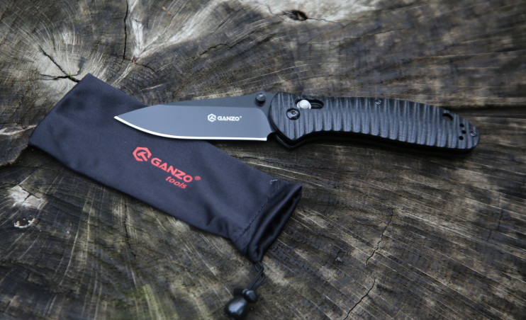 Нож Ganzo G7393P черный  