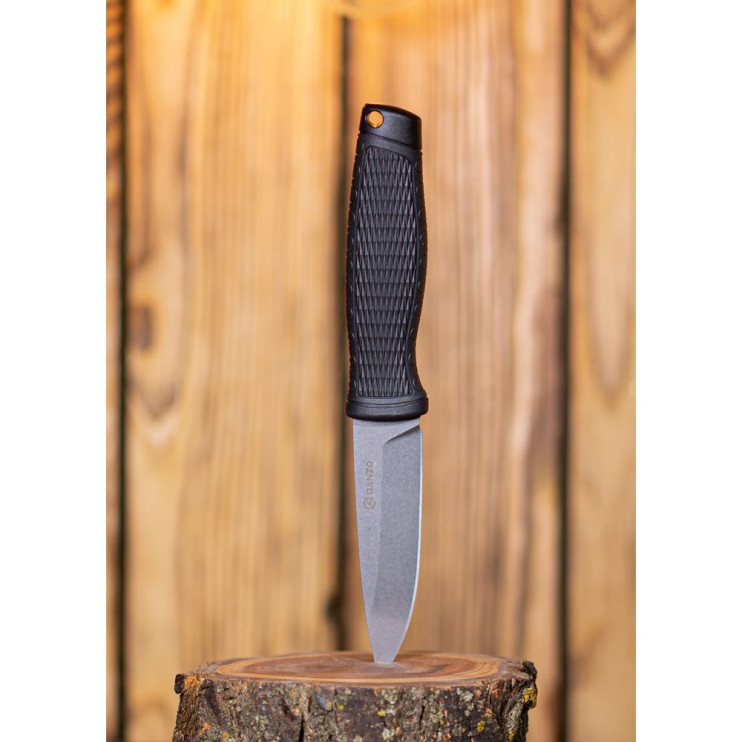 Нож Ganzo G806-BK черный с ножнами  