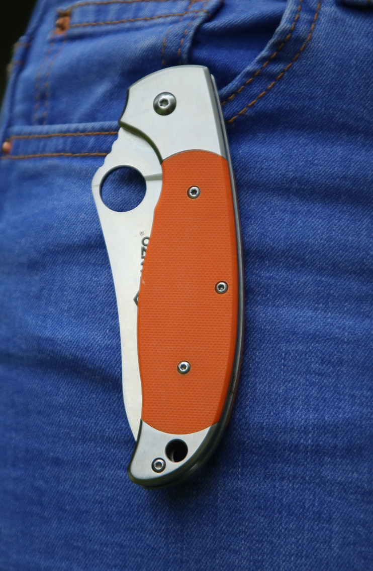 Нож складной Ganzo G7371-OR оранжевый  