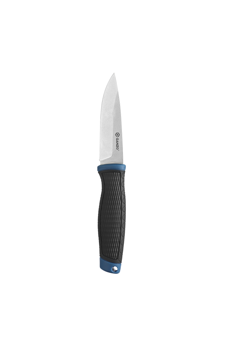 Нож Ganzo G806-BL голубой с ножнами  