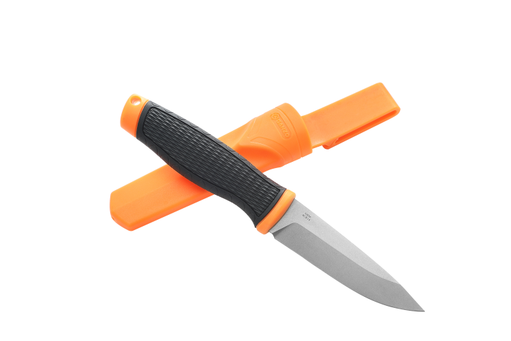 Нож Ganzo G806-OR оранжевый с ножнами  