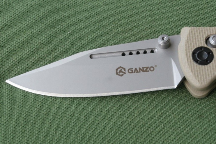 Нож Ganzo G702 желтый  
