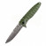 Нож Ganzo G620, клинок с травлением зеленый  
