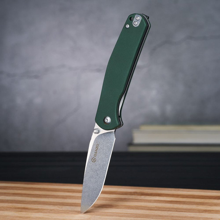 Нож складной Ganzo G6804 зеленый  